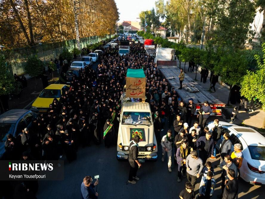 تشییع پیکر شهدا