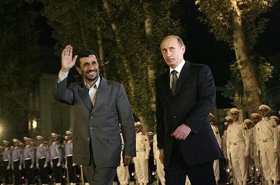 پوتین و احمدی نژاد