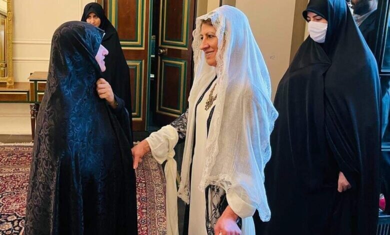 دیدار جمیله علم‌الهدی با همسر رئیس‌جمهور عراق
