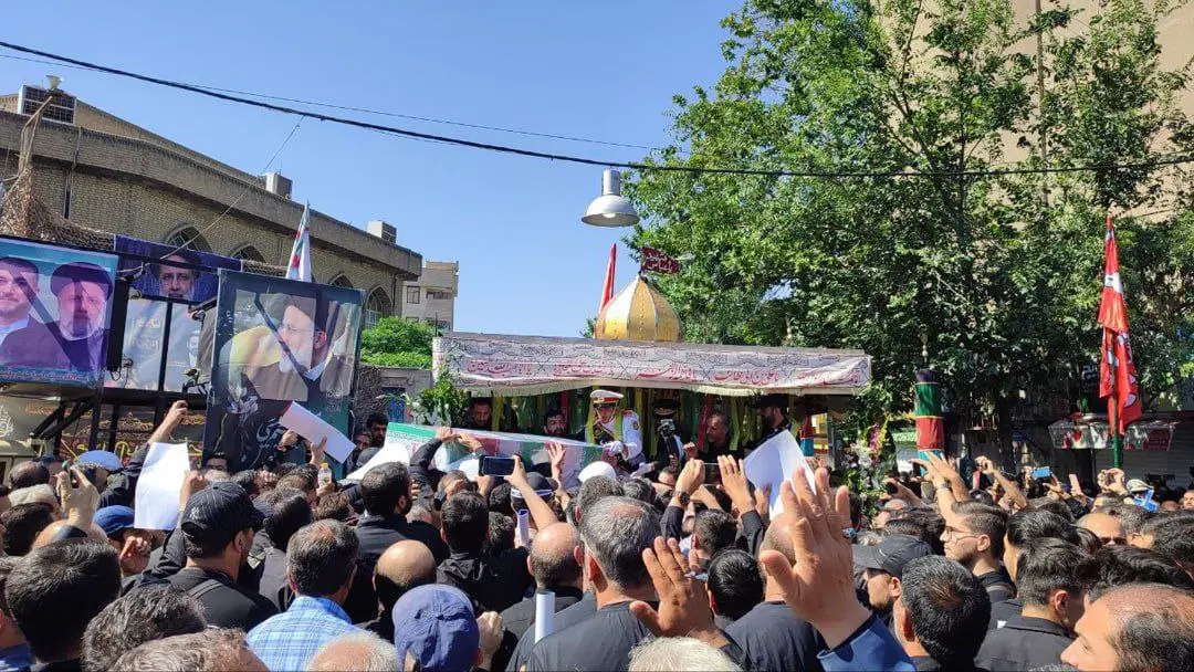 مراسم تشییع شهید موسوی
