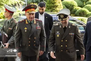 وزرای دفاع ایران و روس