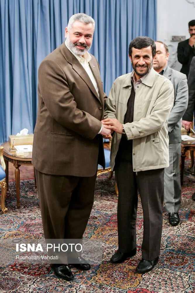 هنیه و احمدی نژاد