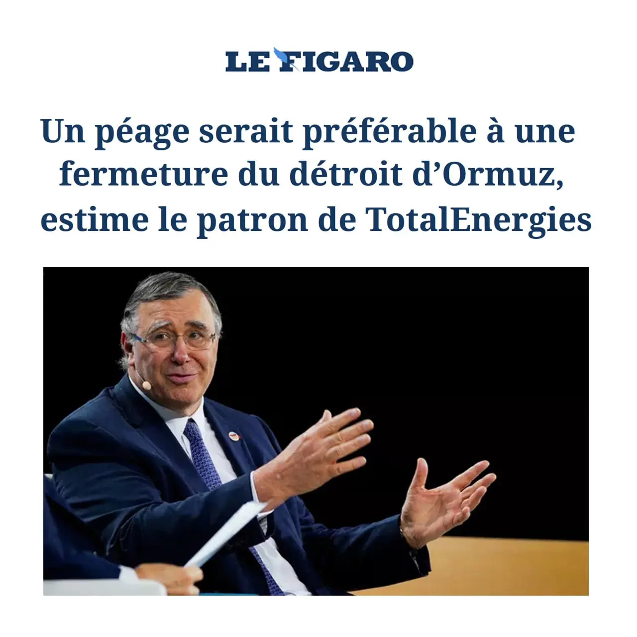 مدیرعامل توتال