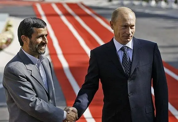 پوتین و احمدی نژاد