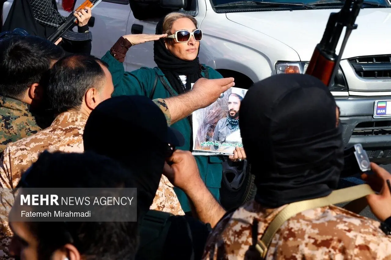 رزمایش دختران جان فدا1