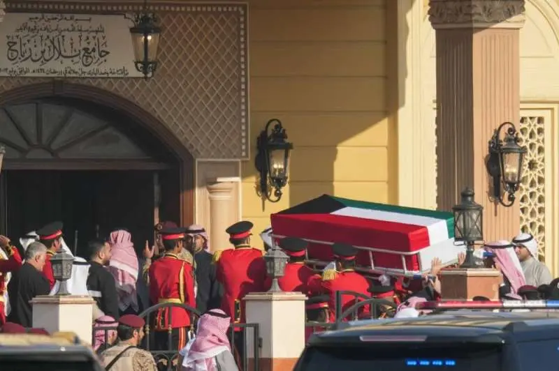 مراسم خاکسپاری امیر کویت