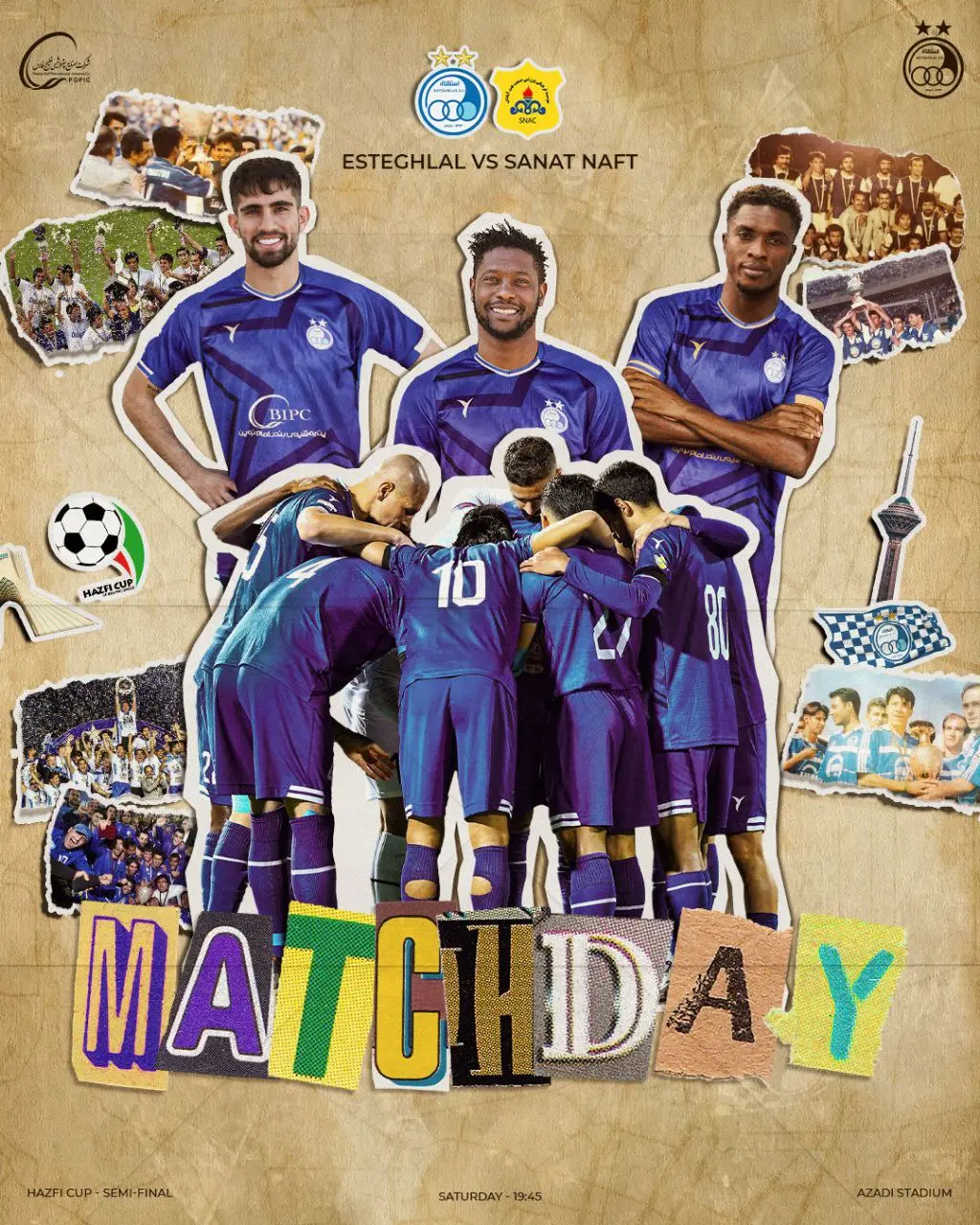 استقلال صنعت نفت پوستر