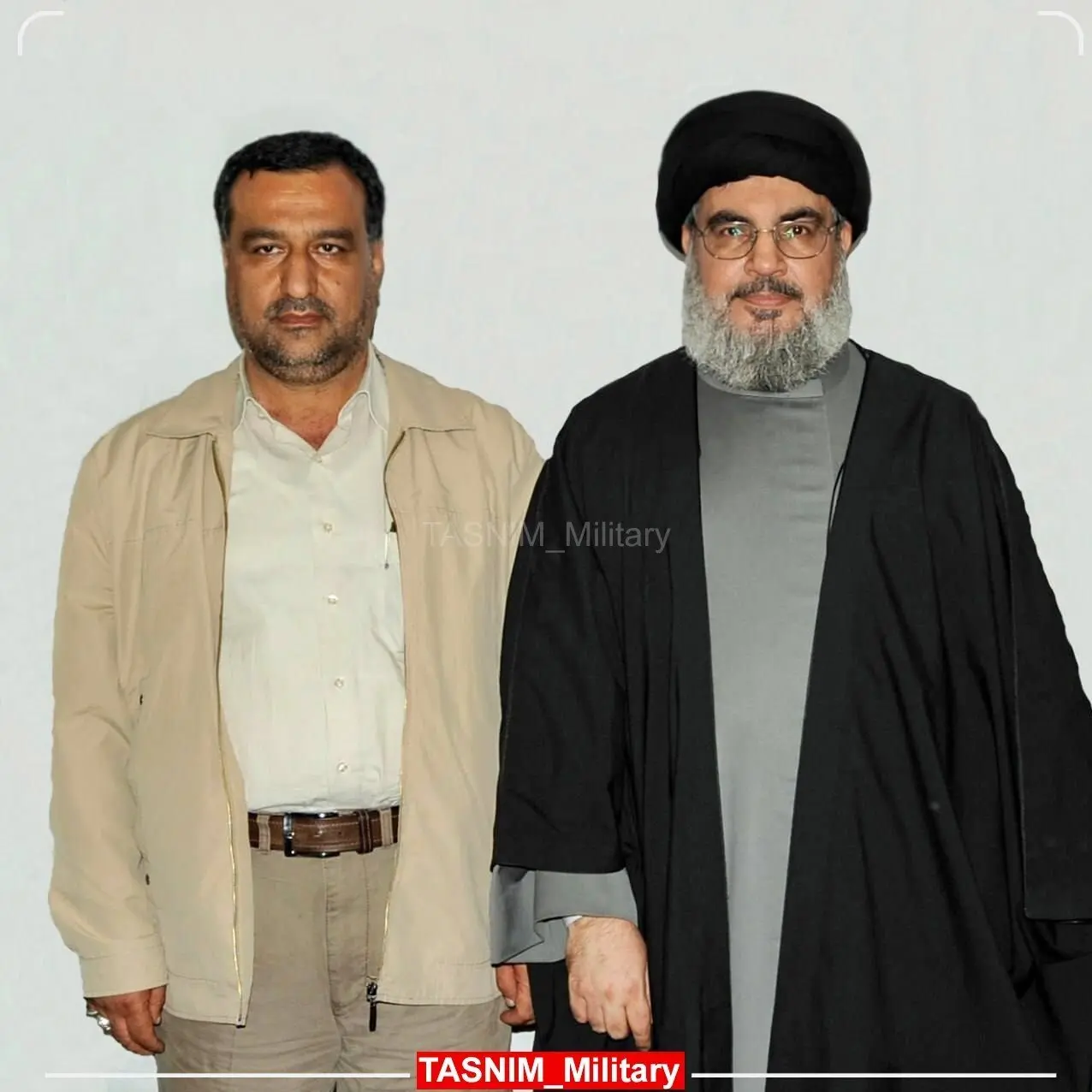 سید حسن نصرالله و شهید موسوی