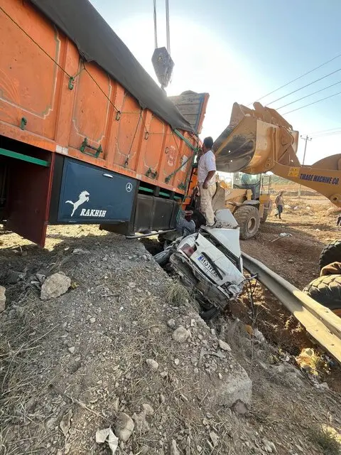 تصادف کامیون