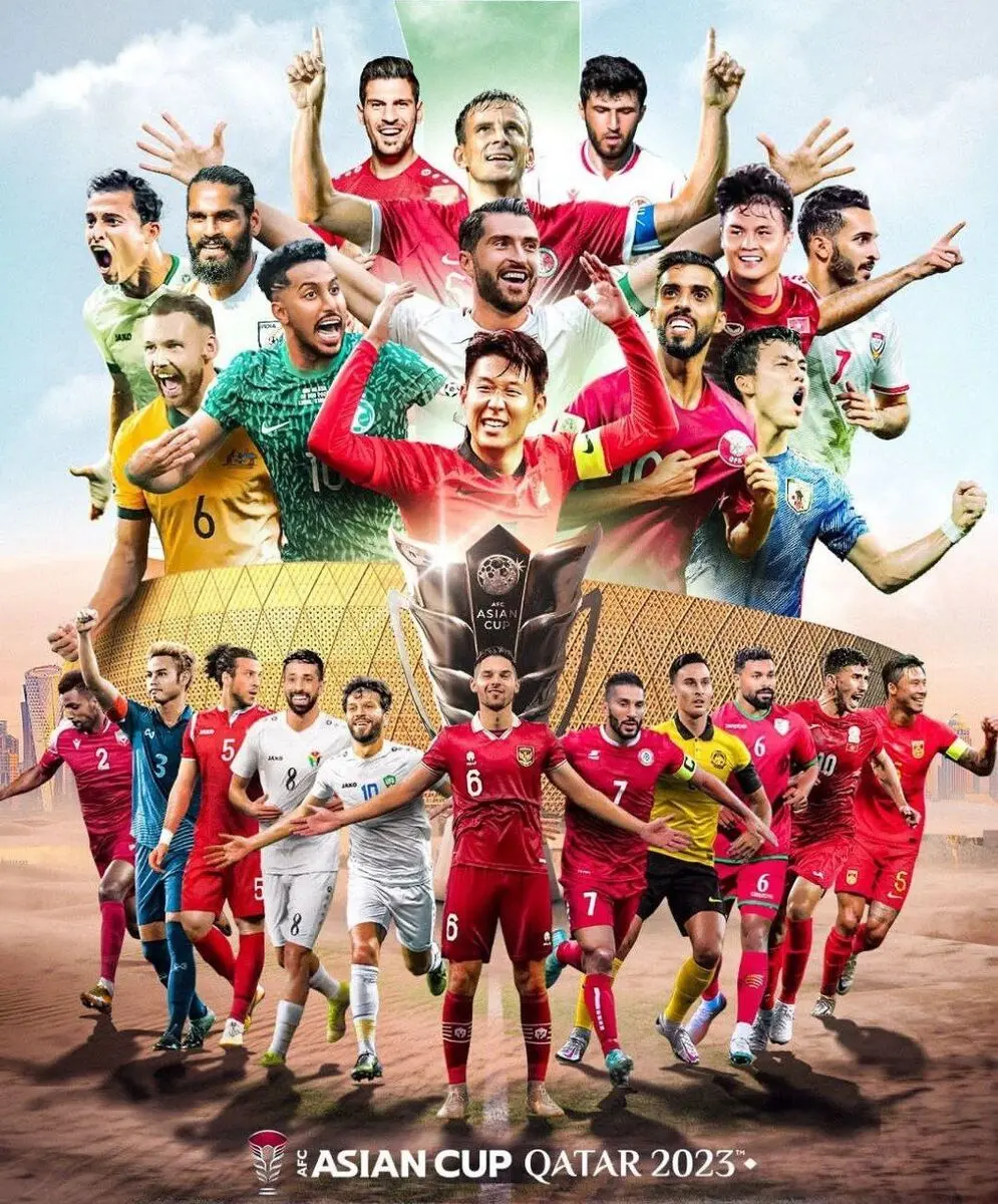 کریم انصاری فرد پوستر جام ملت های آسیا