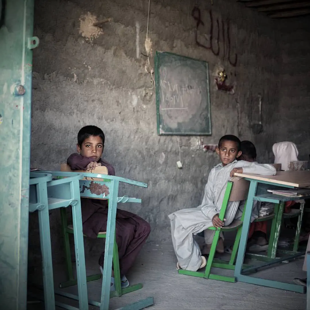 کلاس درسی در سیستان و بلوچستان 