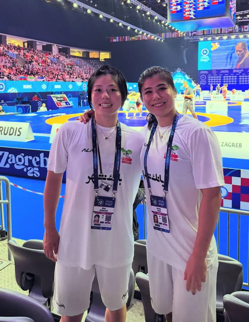 کشتی زنان ژاپن لباس ایران