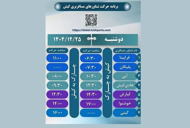 مسافربری کیش