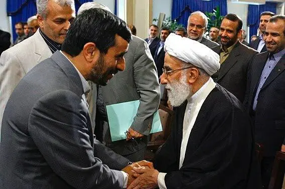 احمدی‌نژاد و احمد جنتی