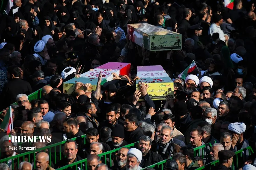 تشییع پیکر شهدا