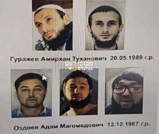 تروریست‌های حمله‌کننده به کروکوس روسیه