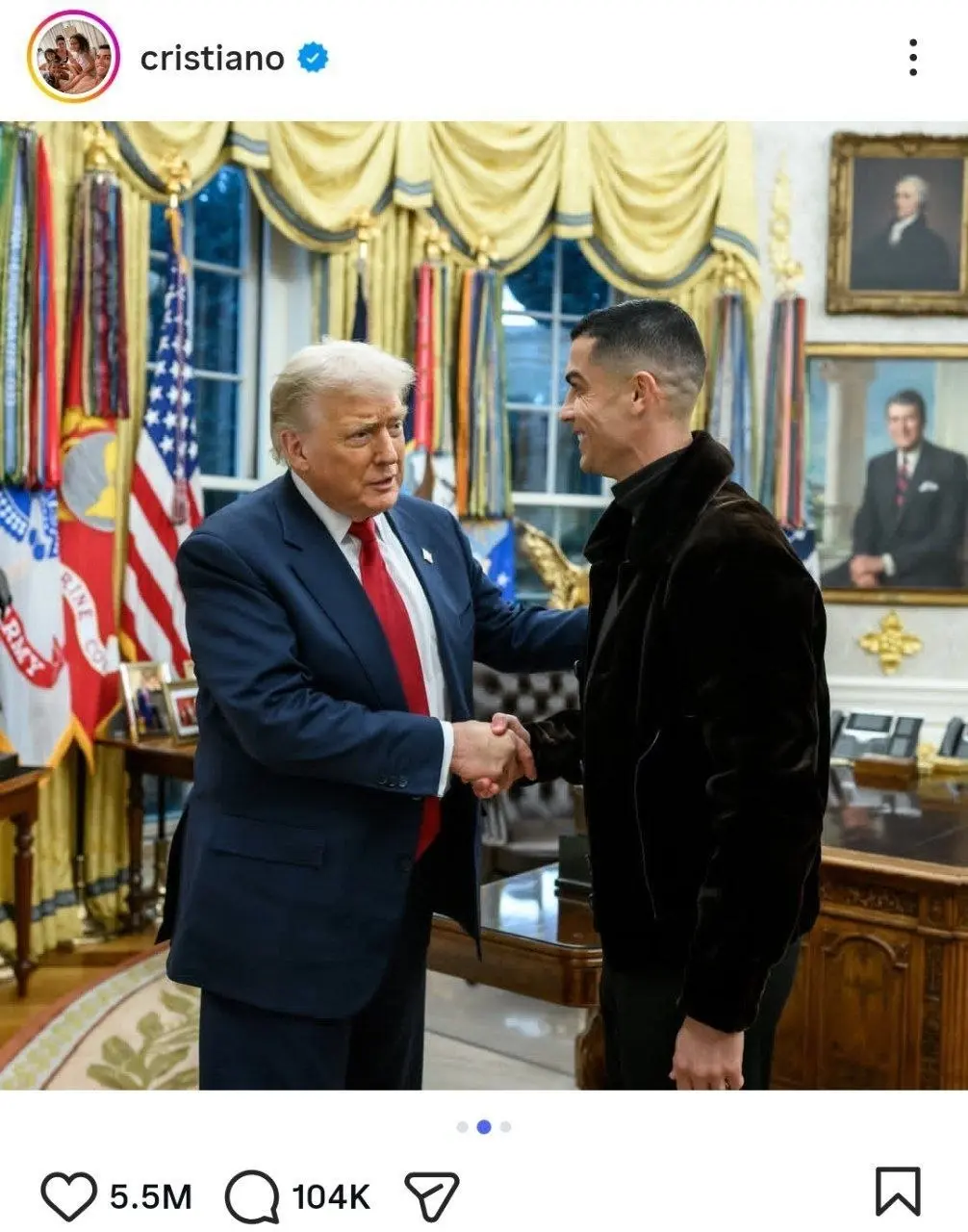 رونالدو و ترامپ