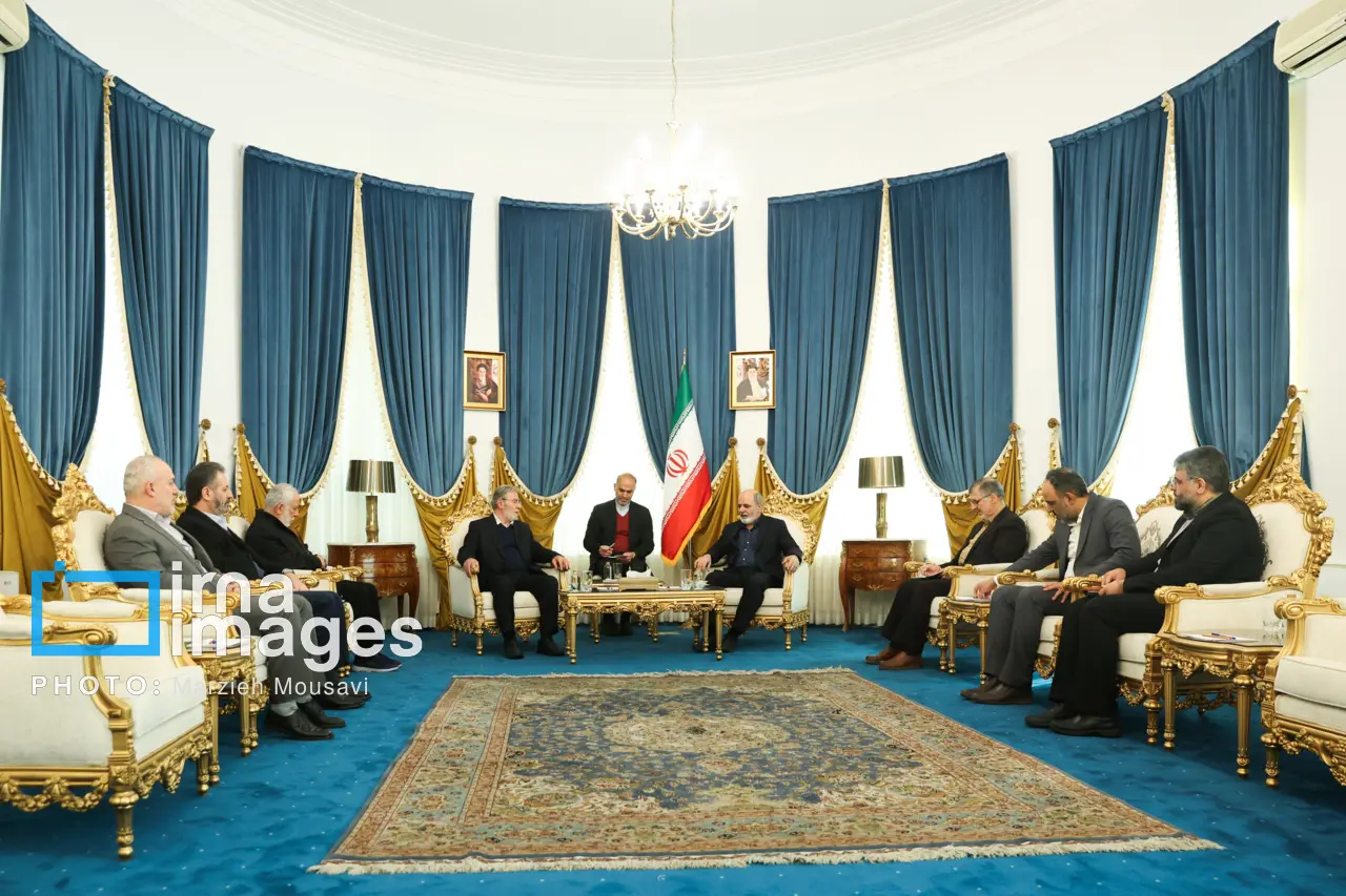 دیدار دبیر کل جنبش جهاد اسلامی فلسطین با دبیر شورای عالی امنیت ملی  (6)
