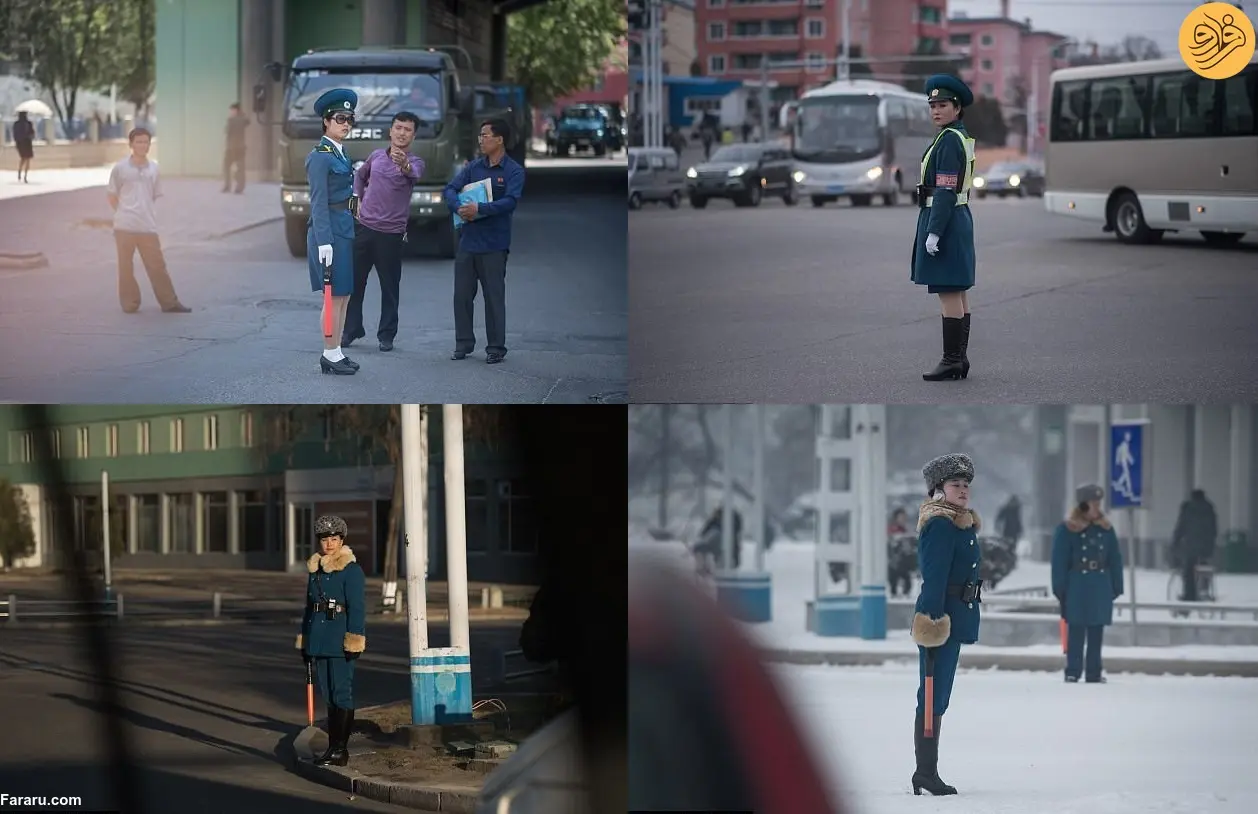پلیس زن کره شمالی