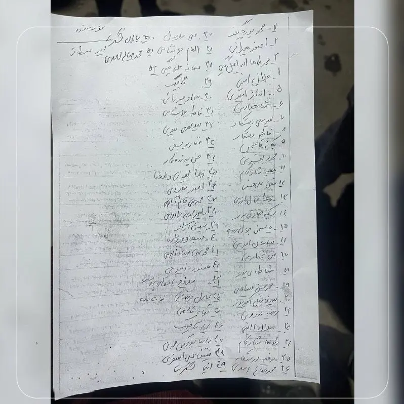 لیست اولیه مجروحان انفجار تروریستی کرمان