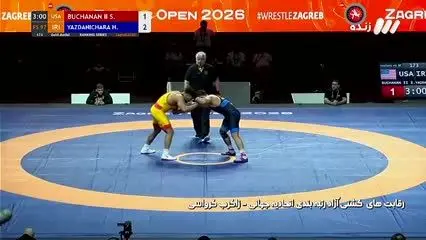 ببینید| شکست سنگین حسن یزدانی مقابل حریف آمریکایی در فینال زاگرب