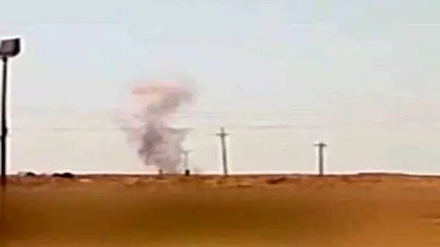 حمله موشکی به پایگاه نظامیان آمریکا در شرق سوریه