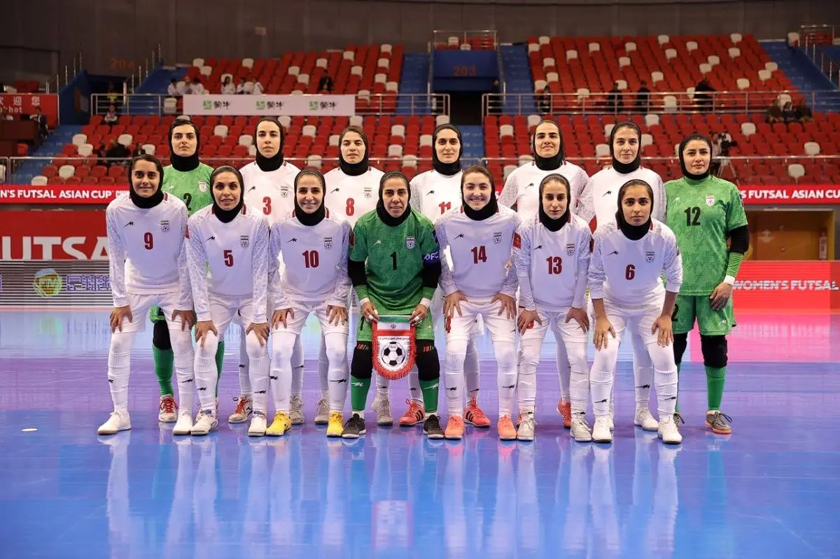 پیروزی تیم ملی فوتسال زنان ایران مقابل هنگ کنگ