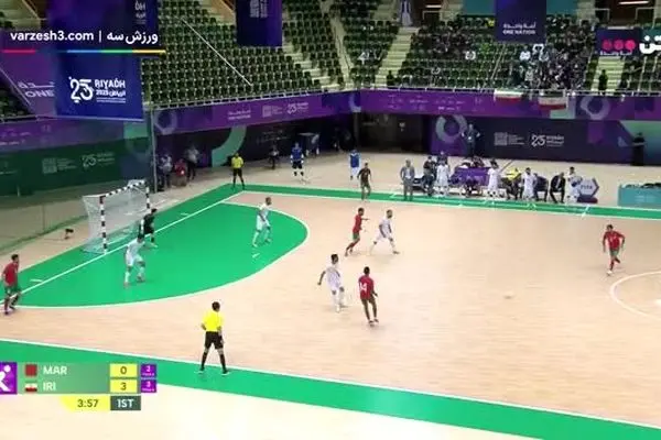 ببینید| خلاصه فوتسال ایران مقابل مراکش در فینال
