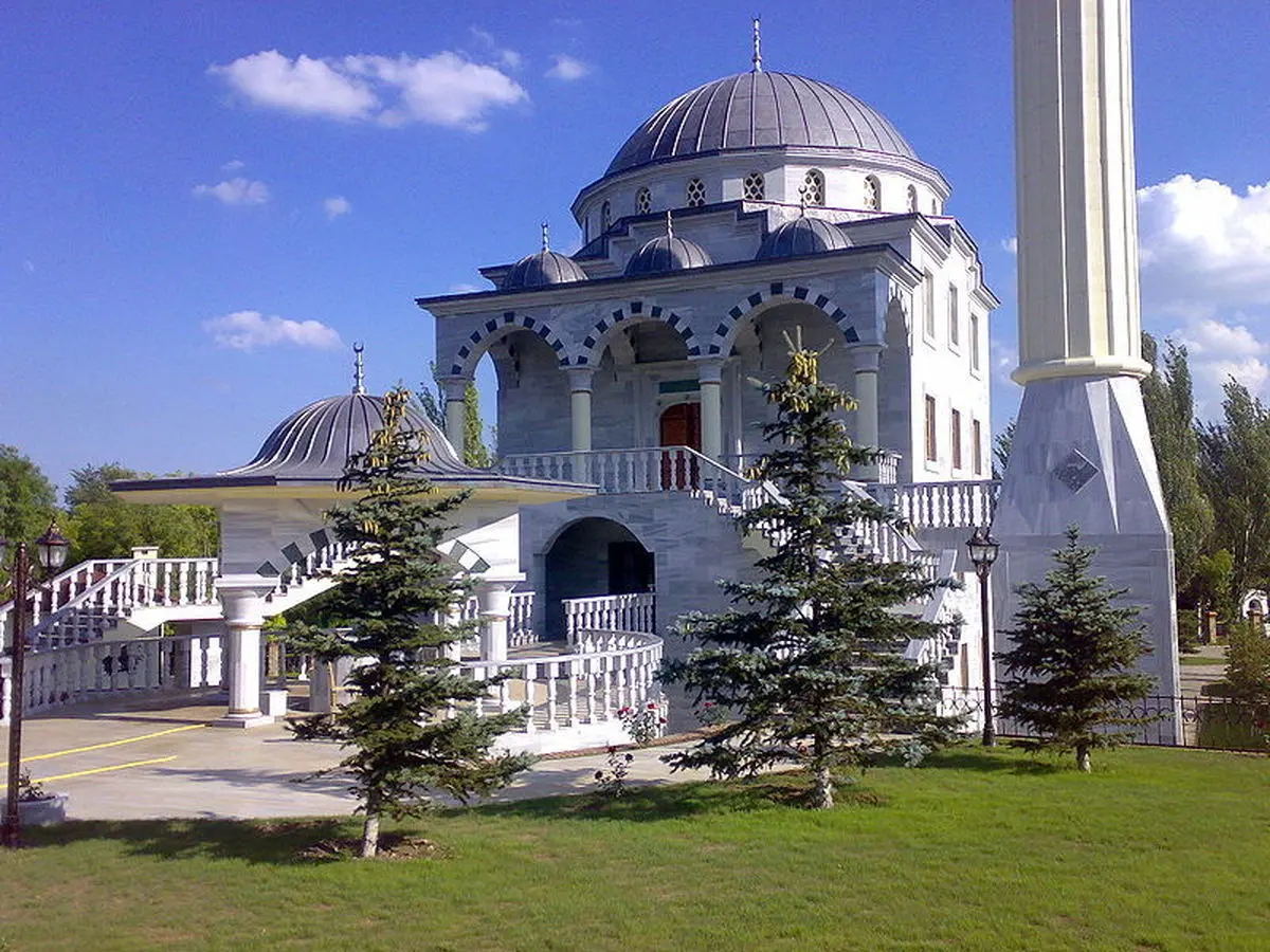 روسیه یک مسجد را گلوله باران کرد
