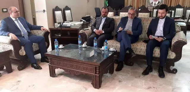 دیدار وزیر اقتصاد ایران با همتای سوری خود