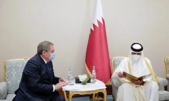 نامه پوتین به امیر قطر همزمان با افزایش تنش در اوکراین