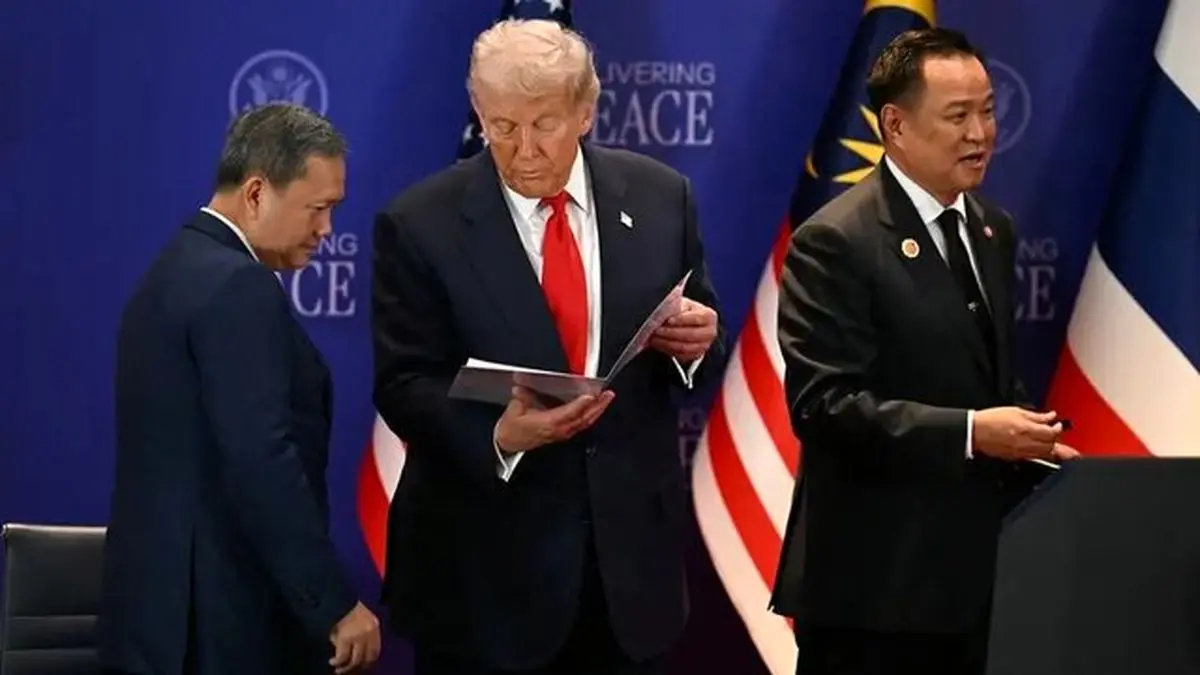 ترامپ: با یک تلفن جنگ کامبوج و تایلند را متوقف می‌کنم