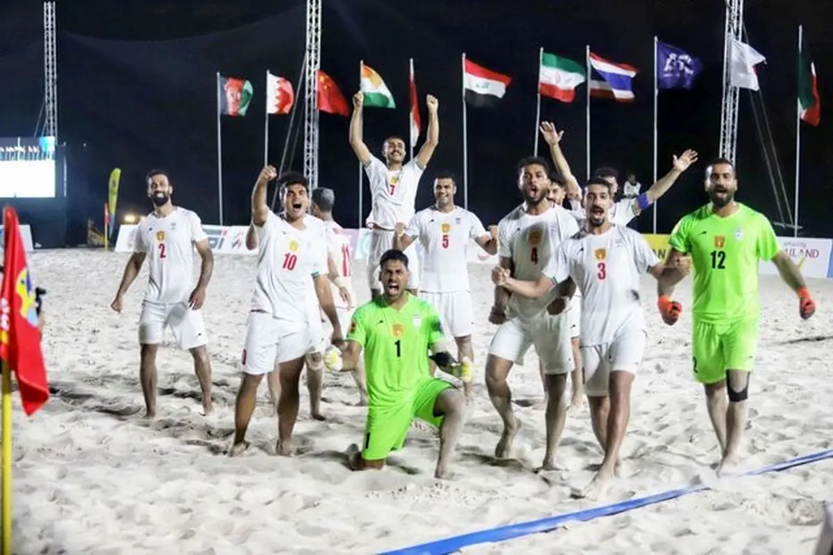 ایران قهرمان فوتبال ساحلی آسیا شد