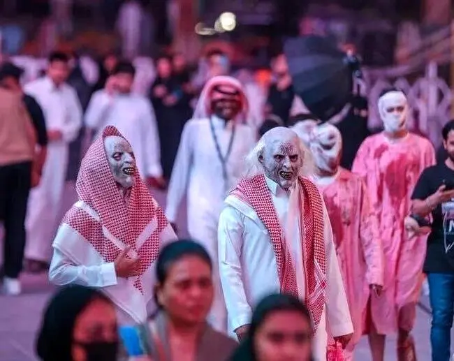 جشن هالووین در عربستان!