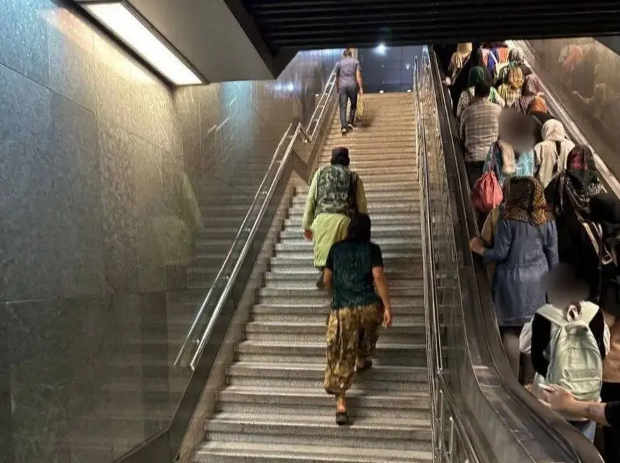 ببینید| گزارش اختصاصی اعتماد آنلاین از خرابی‌ پله‌برقی‌های مترو تهران