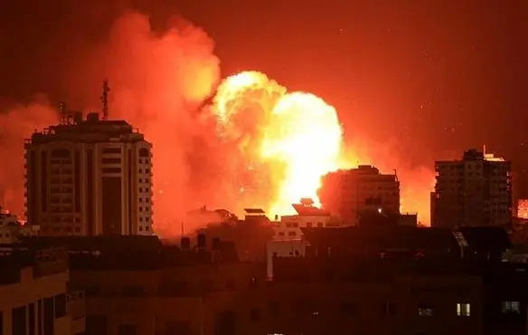 ویدئو | حمله کم‌سابقه رژیم اشغالگر به غزه/ حمله زمینی آغاز شد؟