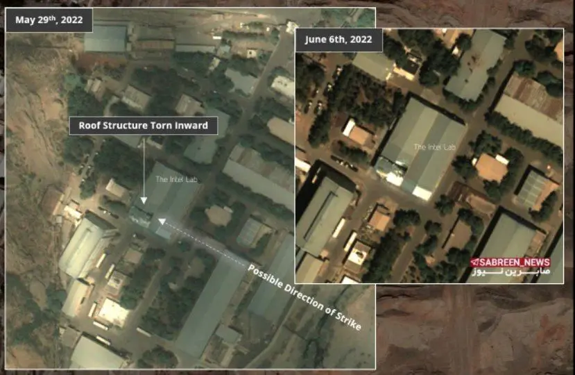 تصویر هوایی از  میزان خسارت حادثه اخیر صنایع نظامی پارچین+ عکس