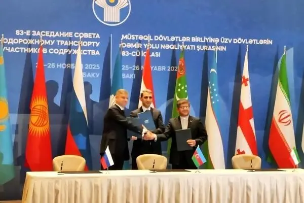 کریدور شمال–جنوب در مسیر جدید؛ امضای توافق سه‌جانبه در باکو