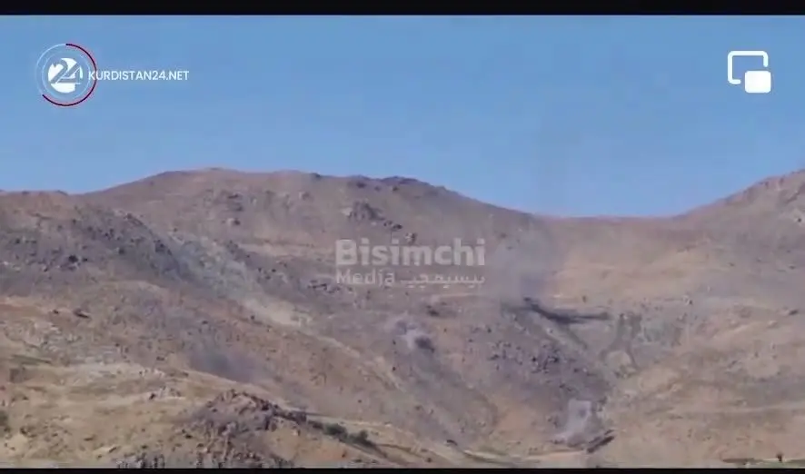 حمله توپخانه‌ای سنگین سپاه به مقر گروهک کومله+ ویدئو