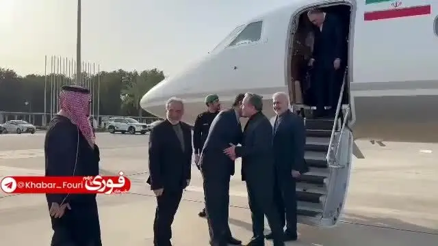 ببینید| عراقچی وارد جده شد