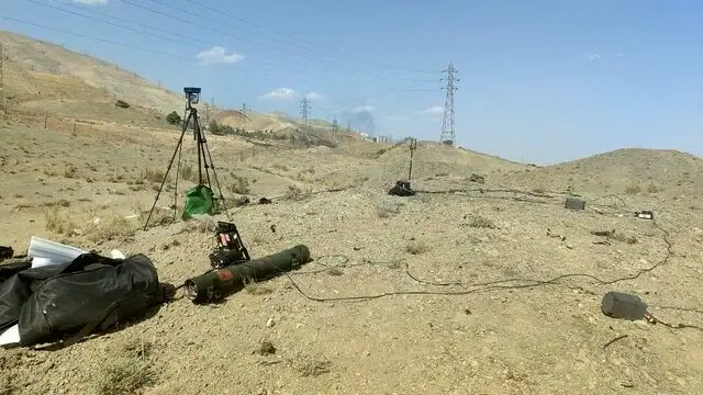 کشف تجهیزات ماهواره‌ای و دوش‌پرتاب در اطراف کرج