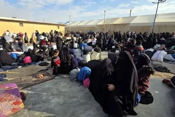 اردوگاه الهول بسته شد/ افراد باقی‌مانده به حلب منتقل شدند