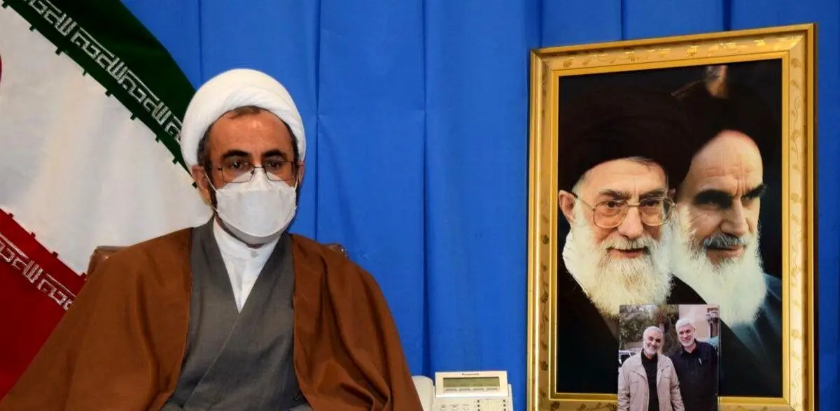 حضور امام جمعه ایلام با لباس نظامی در نماز جمعه امروز بعد از حمله اسرائیل + عکس
