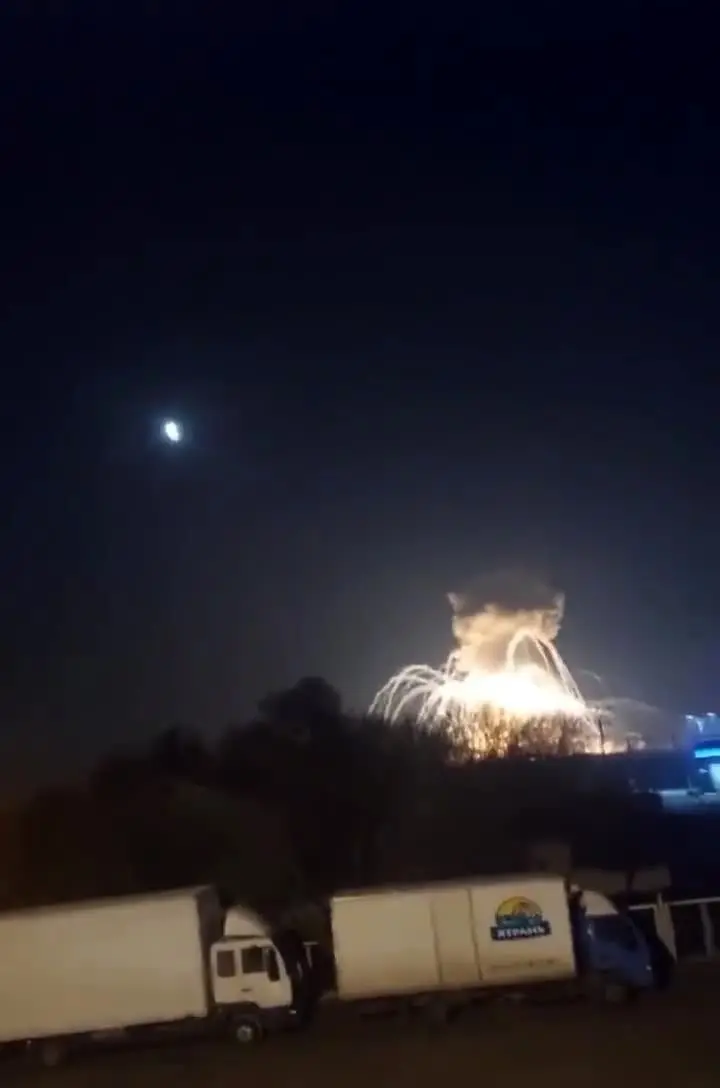 رخ دادن یک انفجار بزرگ در پایتخت اوکراین+ ویدئو