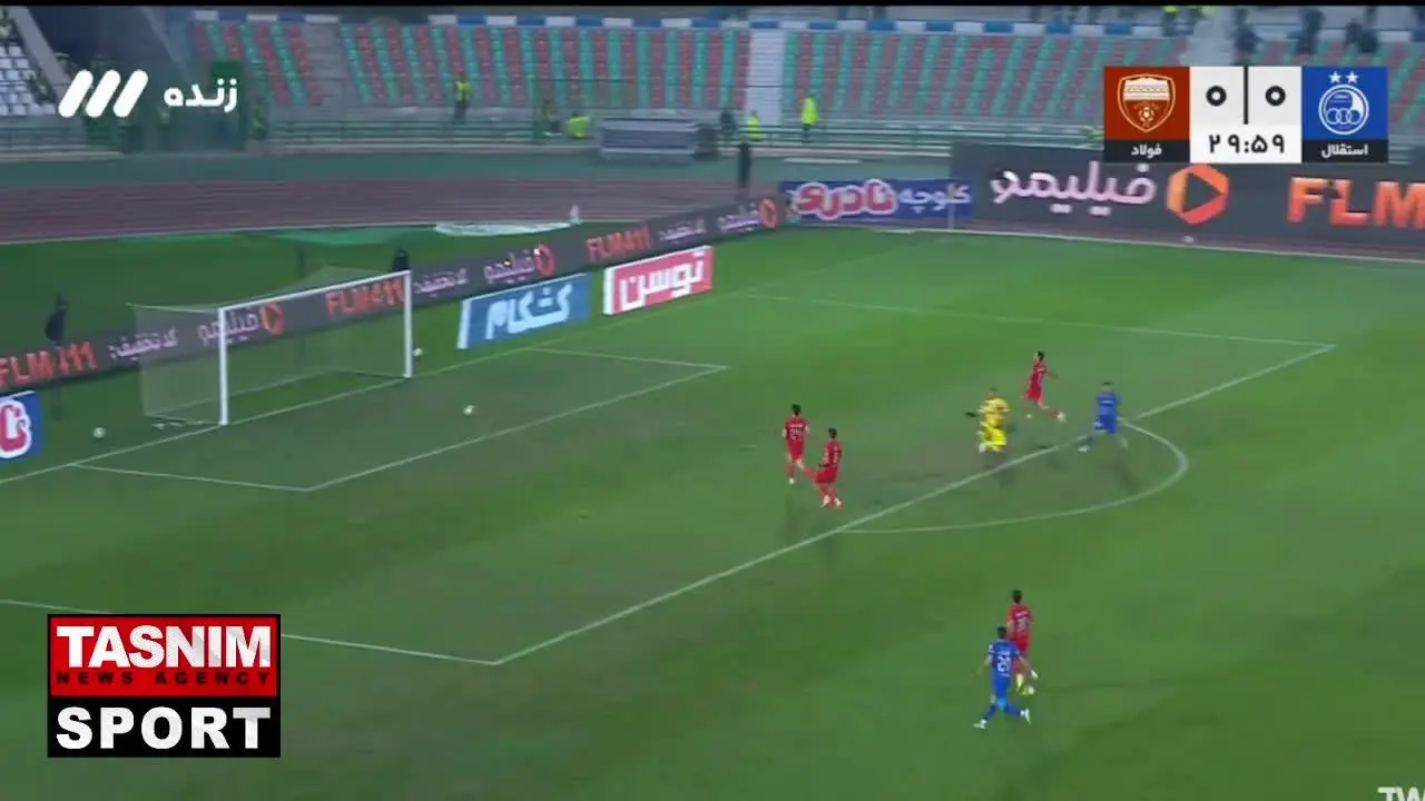 ببینید| گل اول استقلال مقابل فولاد