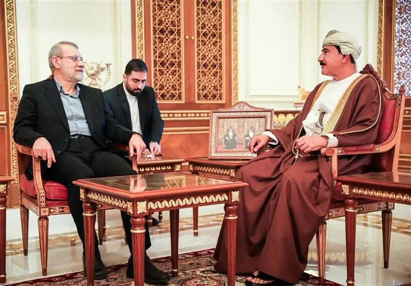 دیدار علی لاریجانی با وزیر دفتر سلطنتی عمان