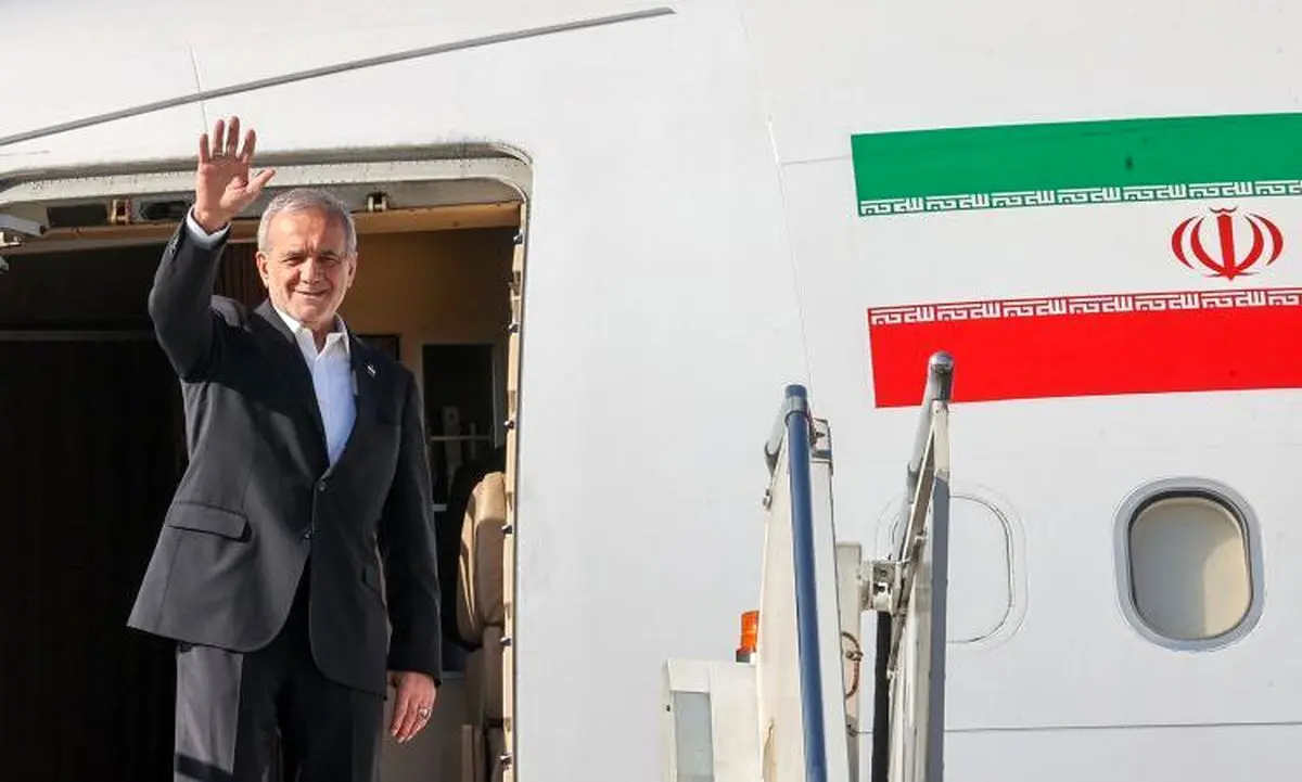 پزشکیان از قزاقستان راهی ترکمنستان شد