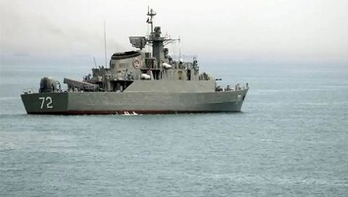 رصد هواپیمابر آیزنهاور آمریکا در دریای عمان توسط نیروی دریایی ارتش