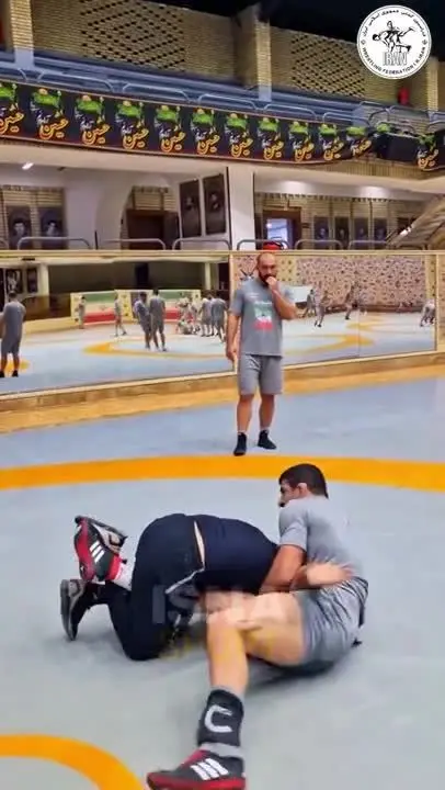 ببینید| کشتی جالب علیرضا دبیر و کامران قاسمپور!