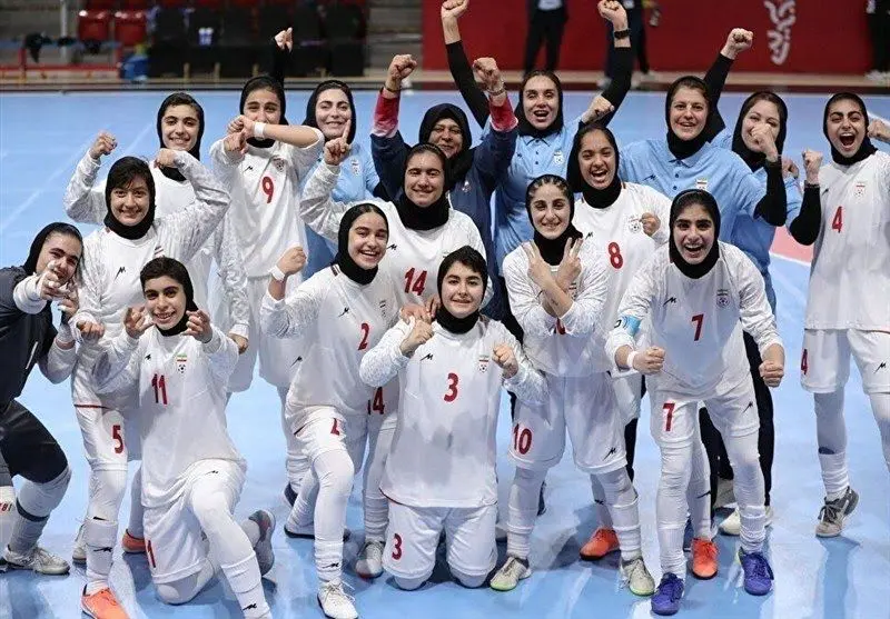 تيم،فوتسال،دختران،كشورمان،قهرماني